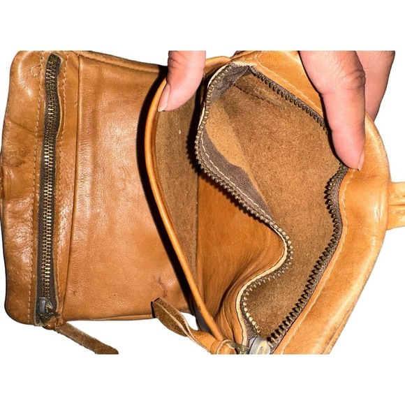 JWM DERR Bend Oregon USA Leather Toiletry Pouch - Picture 6 of 6